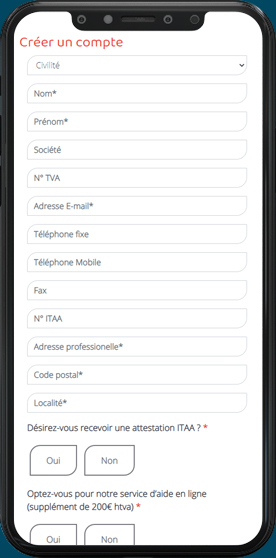 Version mobile de la plateforme Forum Fiscal