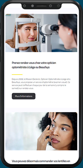 E-commerce Declerck Optique