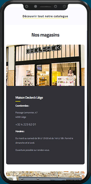 E-commerce Declerck Optique