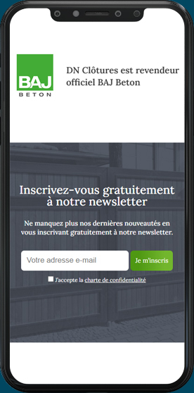 Création du site web de DN Clôtures